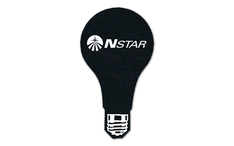 Light Bulb Recycled Rubber Jar Opener 4LB