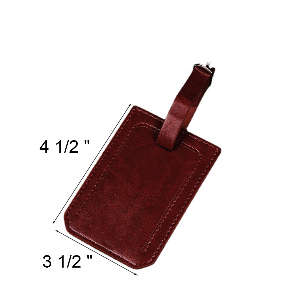 PU Leather Luggage Tag 2