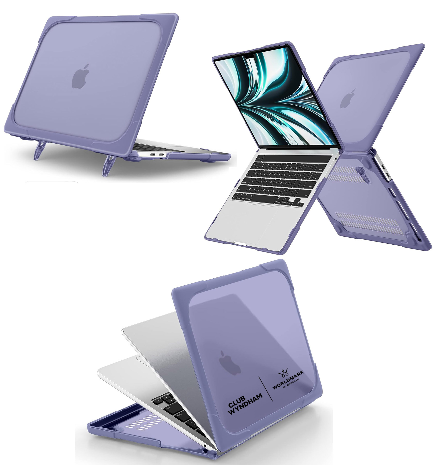 iBank ® Protective Case with Built-In Kickstand for MacBook Pro 13" M2/M1 2025-2022 1