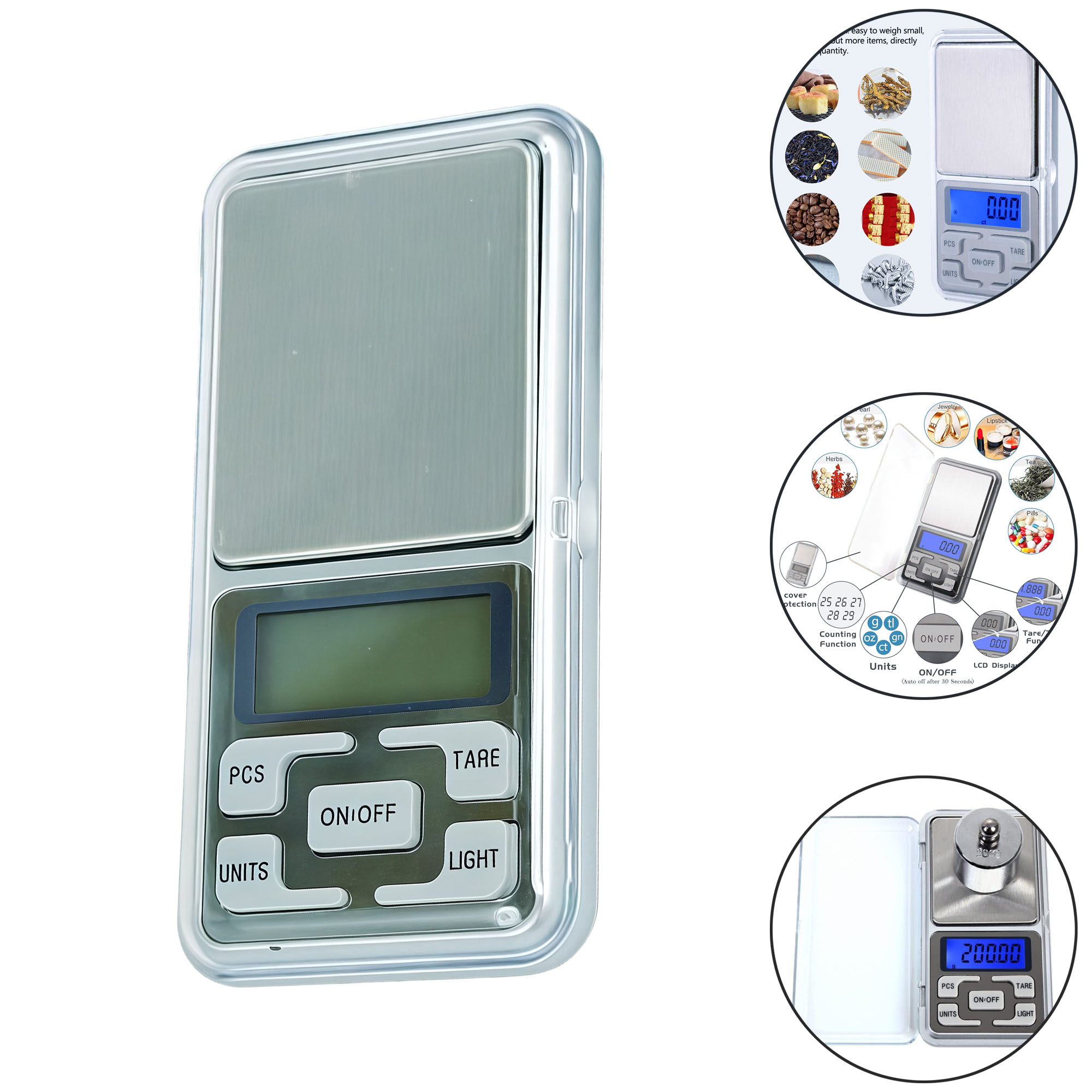 High Precision Digital Pocket Scale 200g/0.01g 2