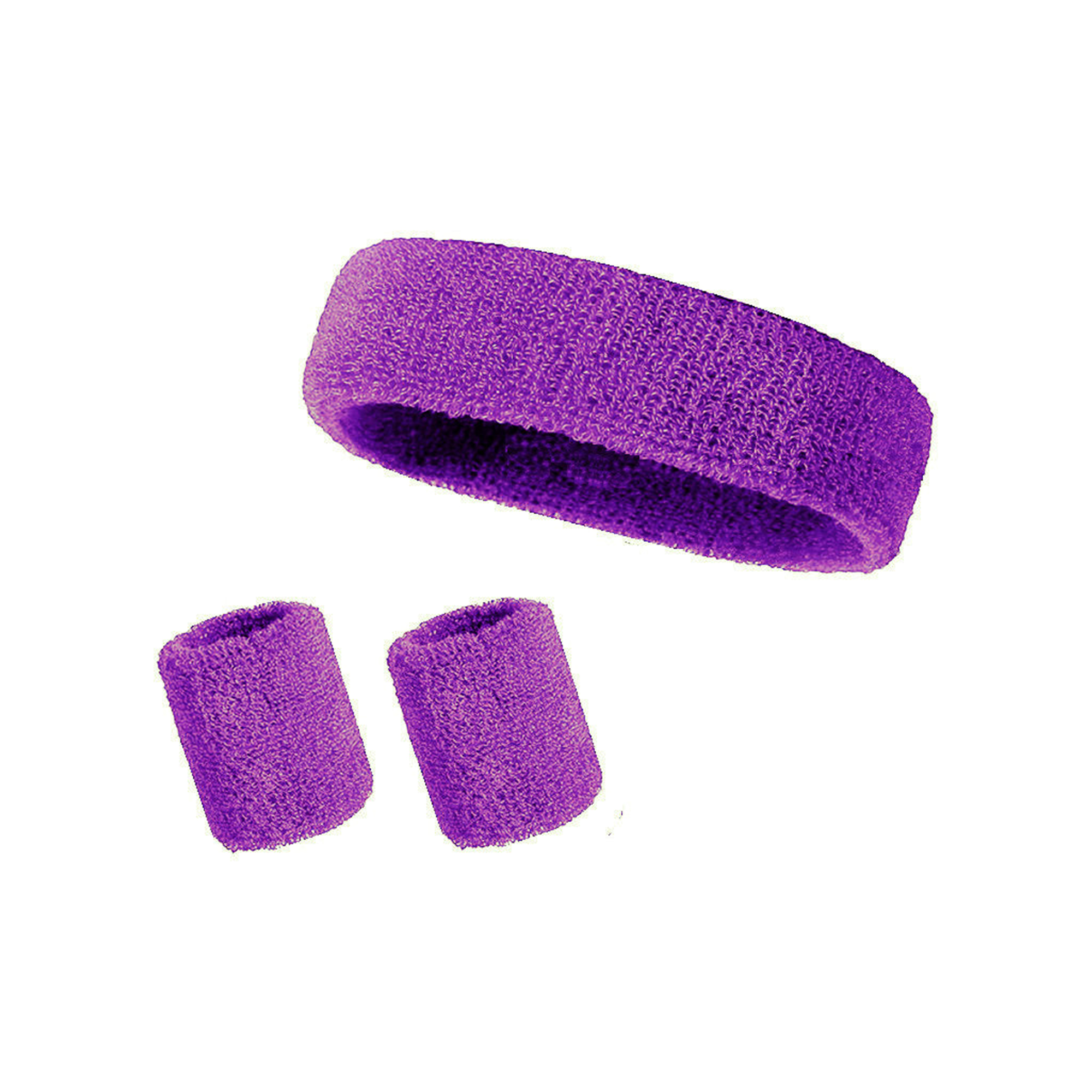 Elastic Sweat Absorbing Headband Wristband Set 2