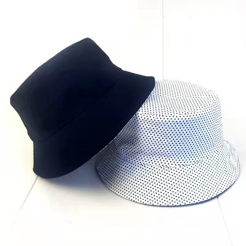 Double Sided Cotton Bucket Hat 2
