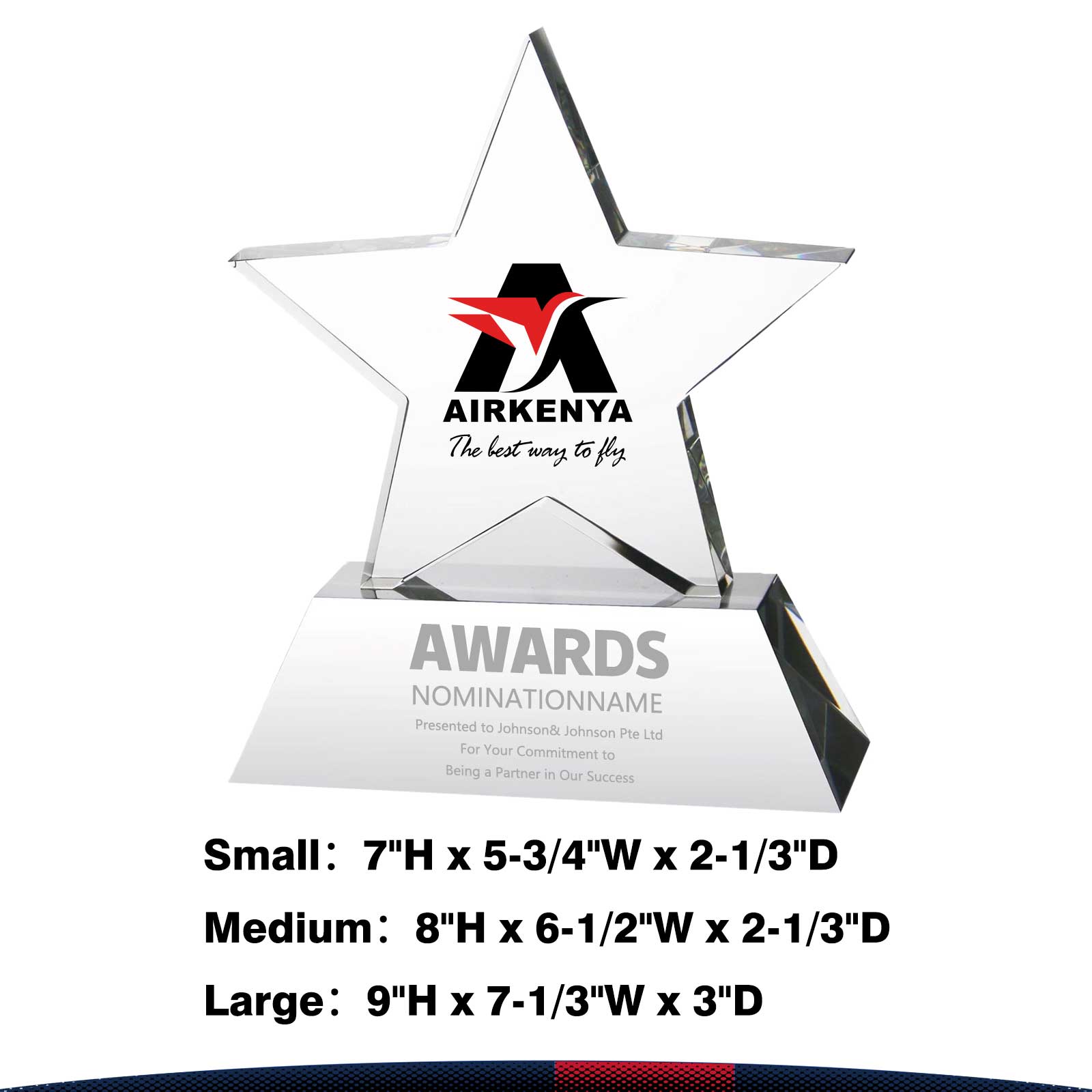 Gomer Standing Star Trophy 4