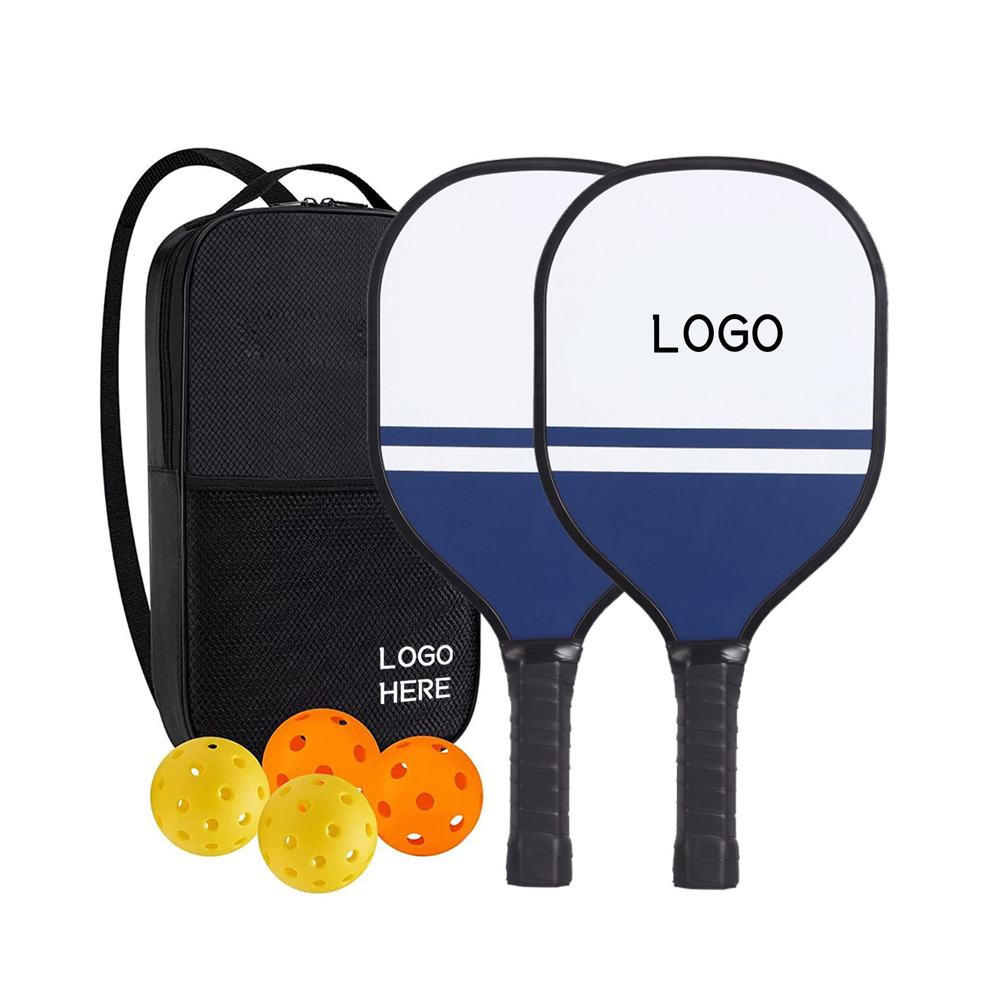 Carbon Fiber Pickleball Set With Customizable Logo 2