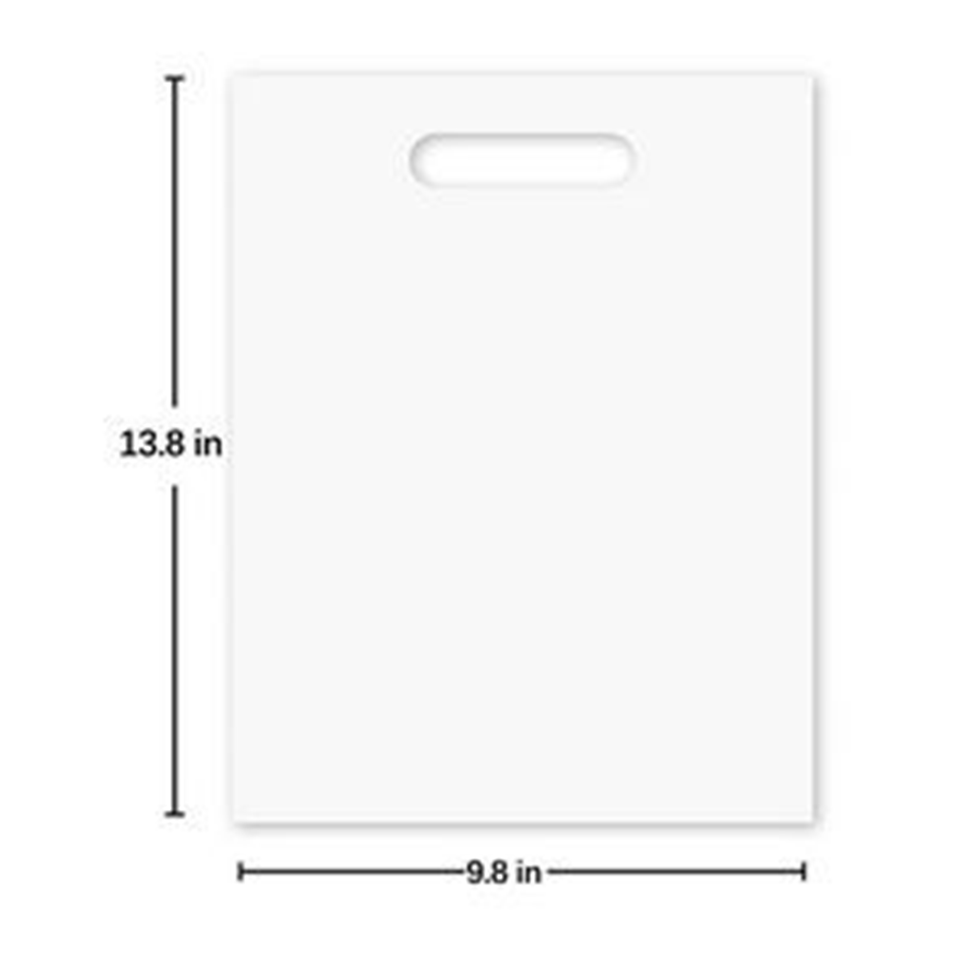 MOQ200 Plastic Die-Cut Handle Bags 2