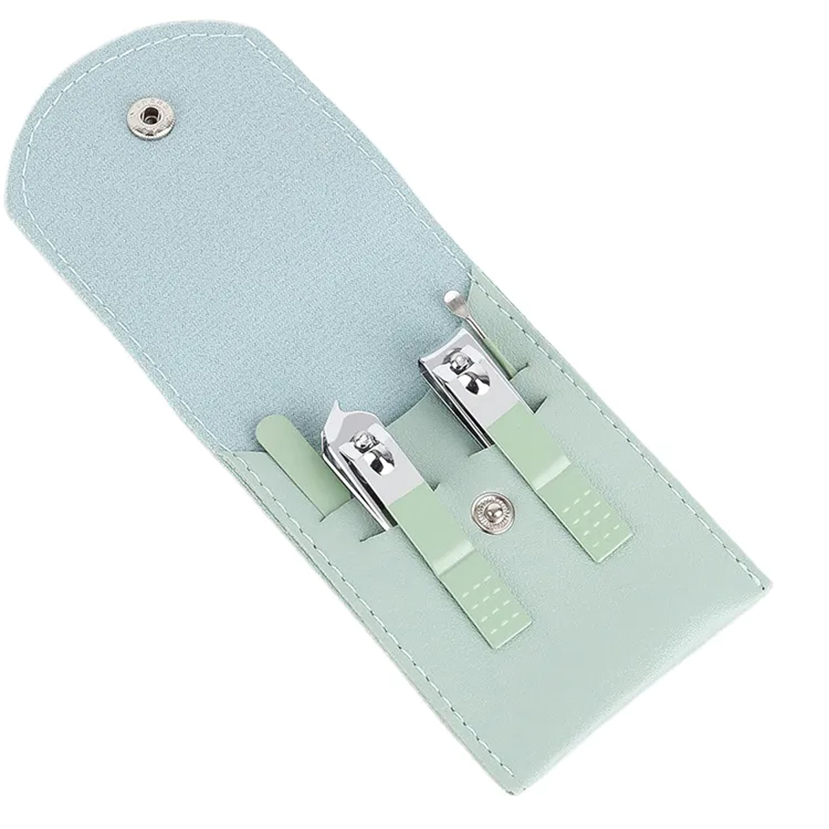 Portable Nail Clipper Kit with Folding PU Leather Pouch 6