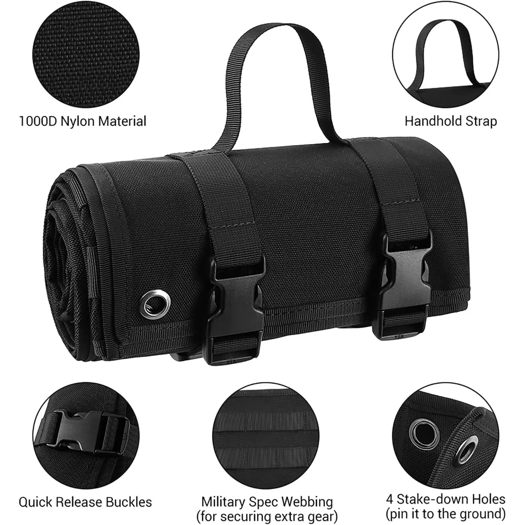 Tactical Shooting Mat with Waterproof Oxford Fabric 3