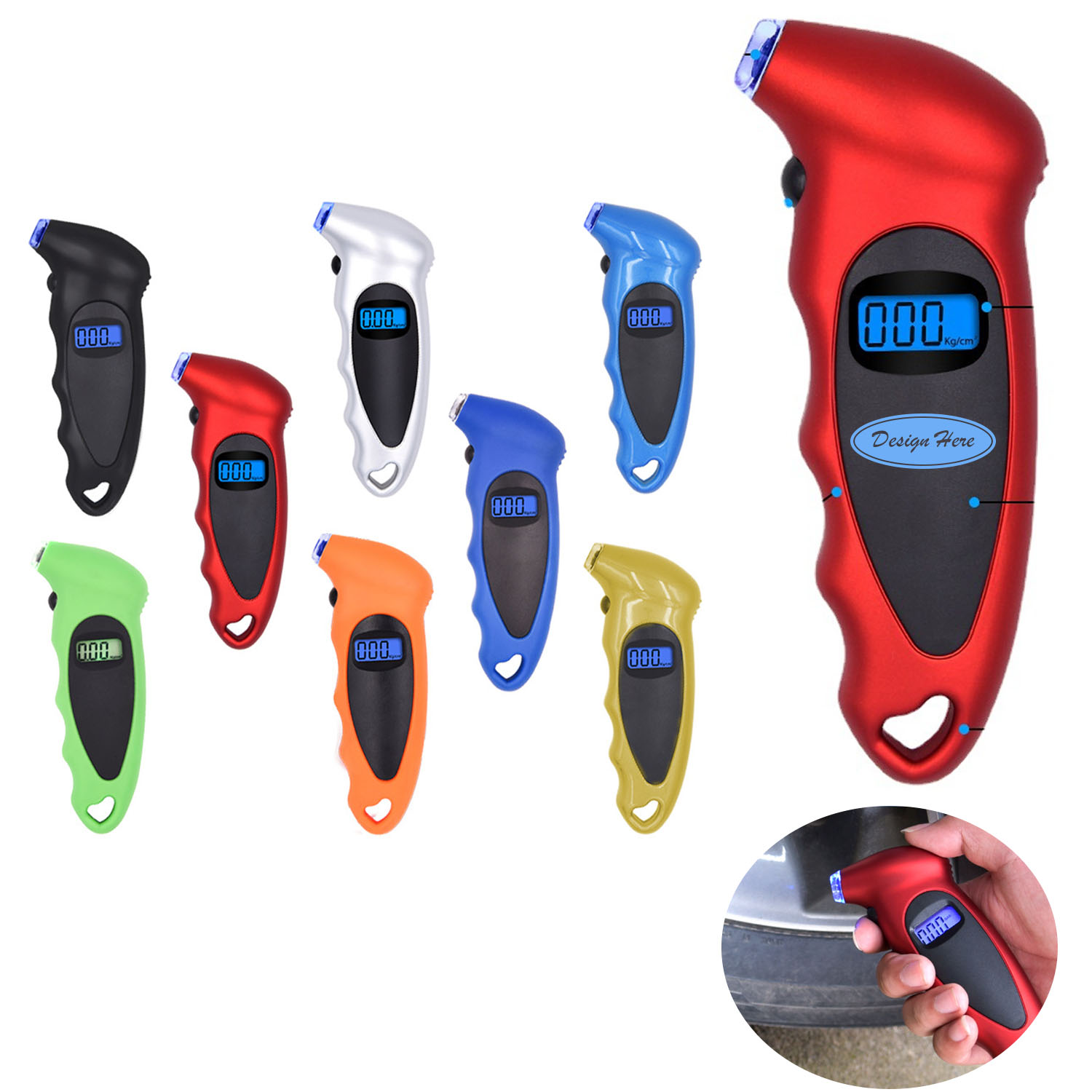 Digital Tire Pressure Gauge for Autos ?C Accurate and Reliable 3