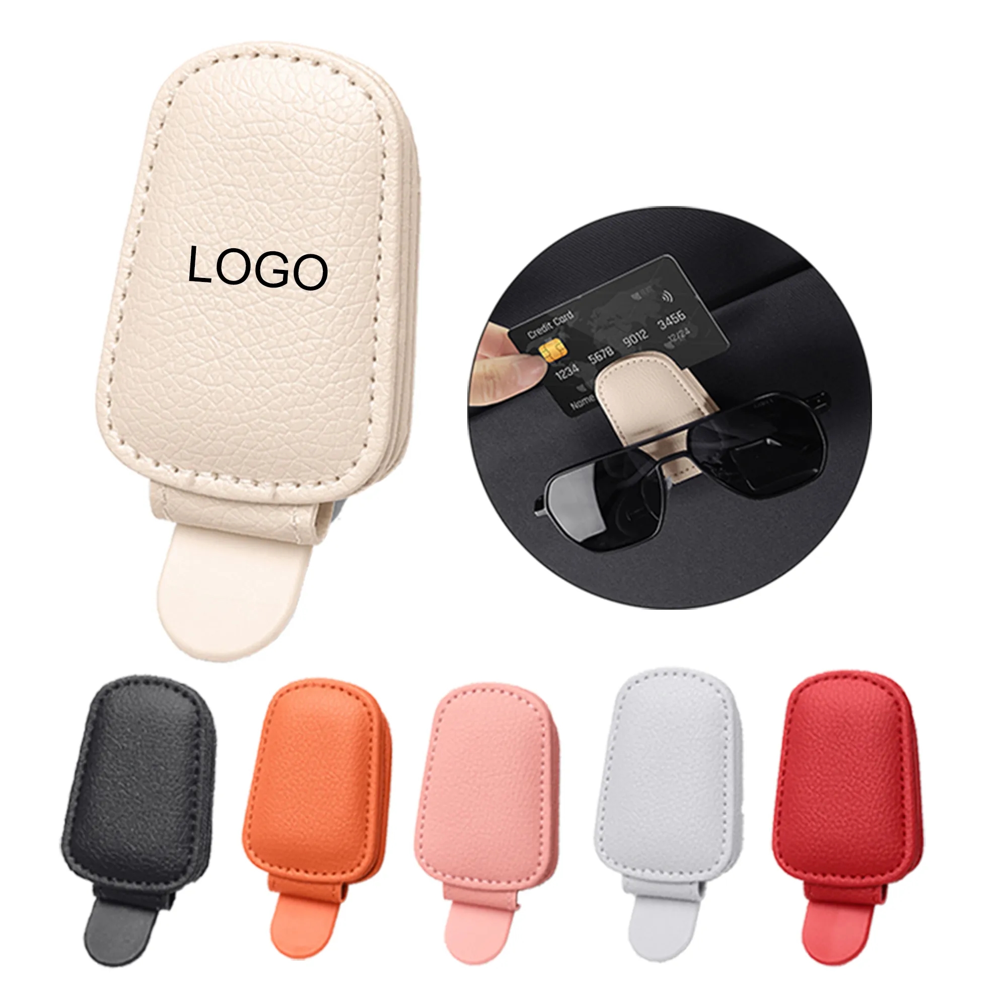 Car Sun Visor Glasses Holder 2