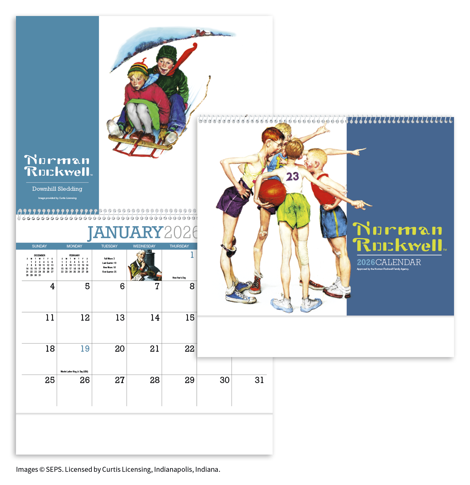 HotLine® Products Norman Rockwell Appointment Calendar - Spiral 41