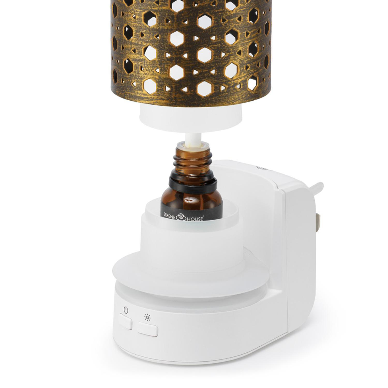 SERENE HOUSE® Metal Essential Oil Wall-Plug Diffuser 3
