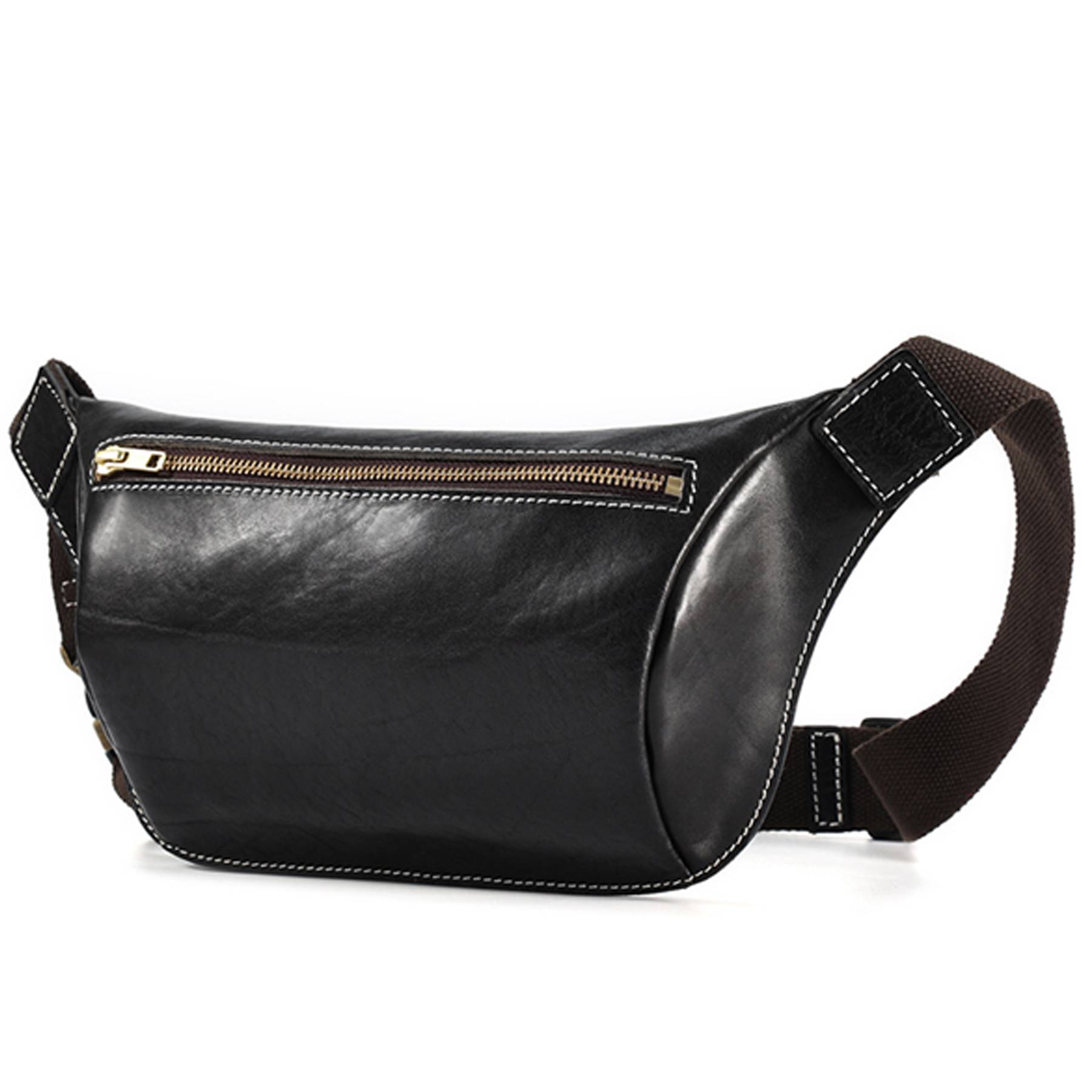 Genuine Leather Sling Bag for Men 4