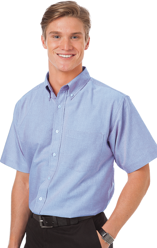 Men's Short-Sleeve Oxford Shirt 7