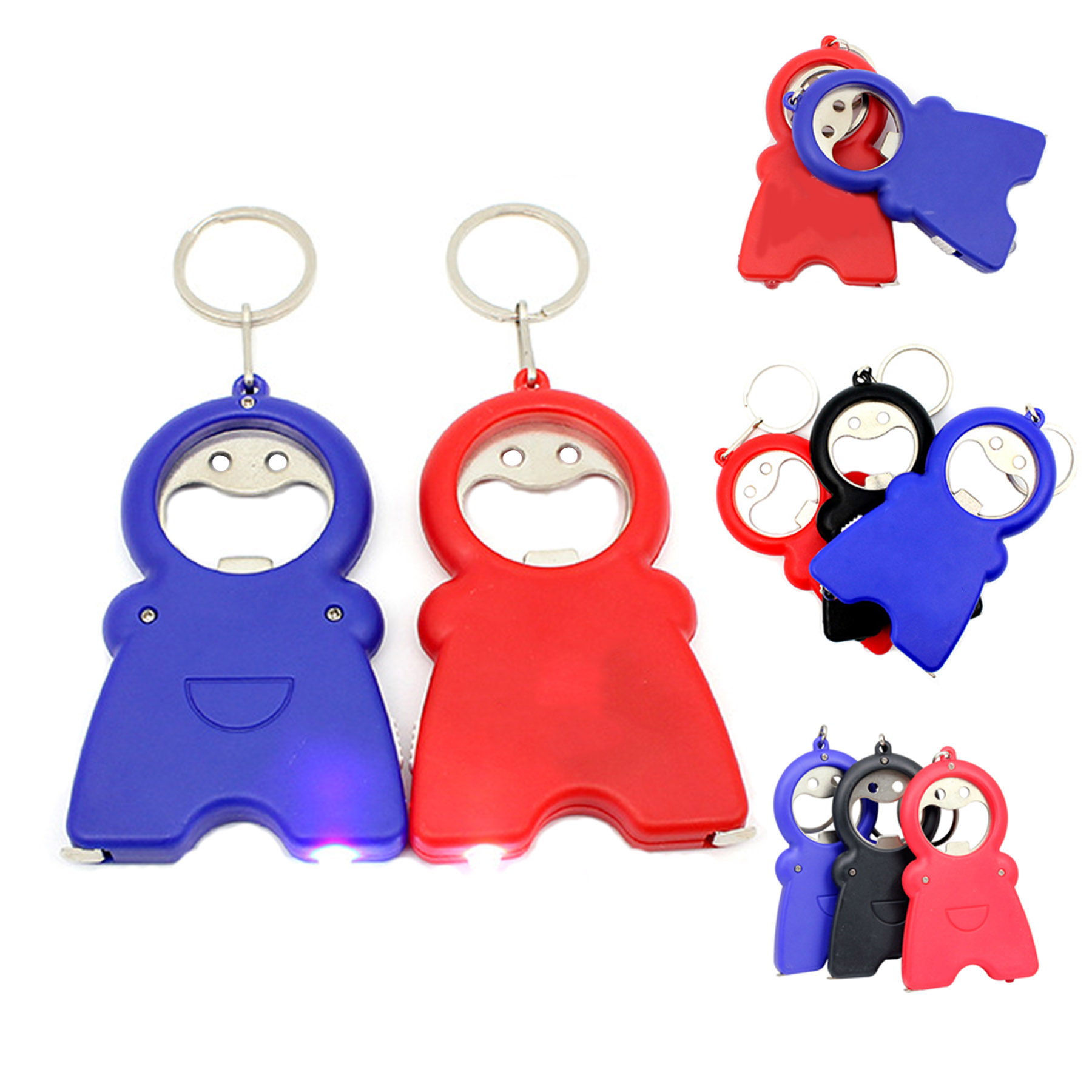 4-in-1 Keychain, Bottle Opener LED Flashlight 1