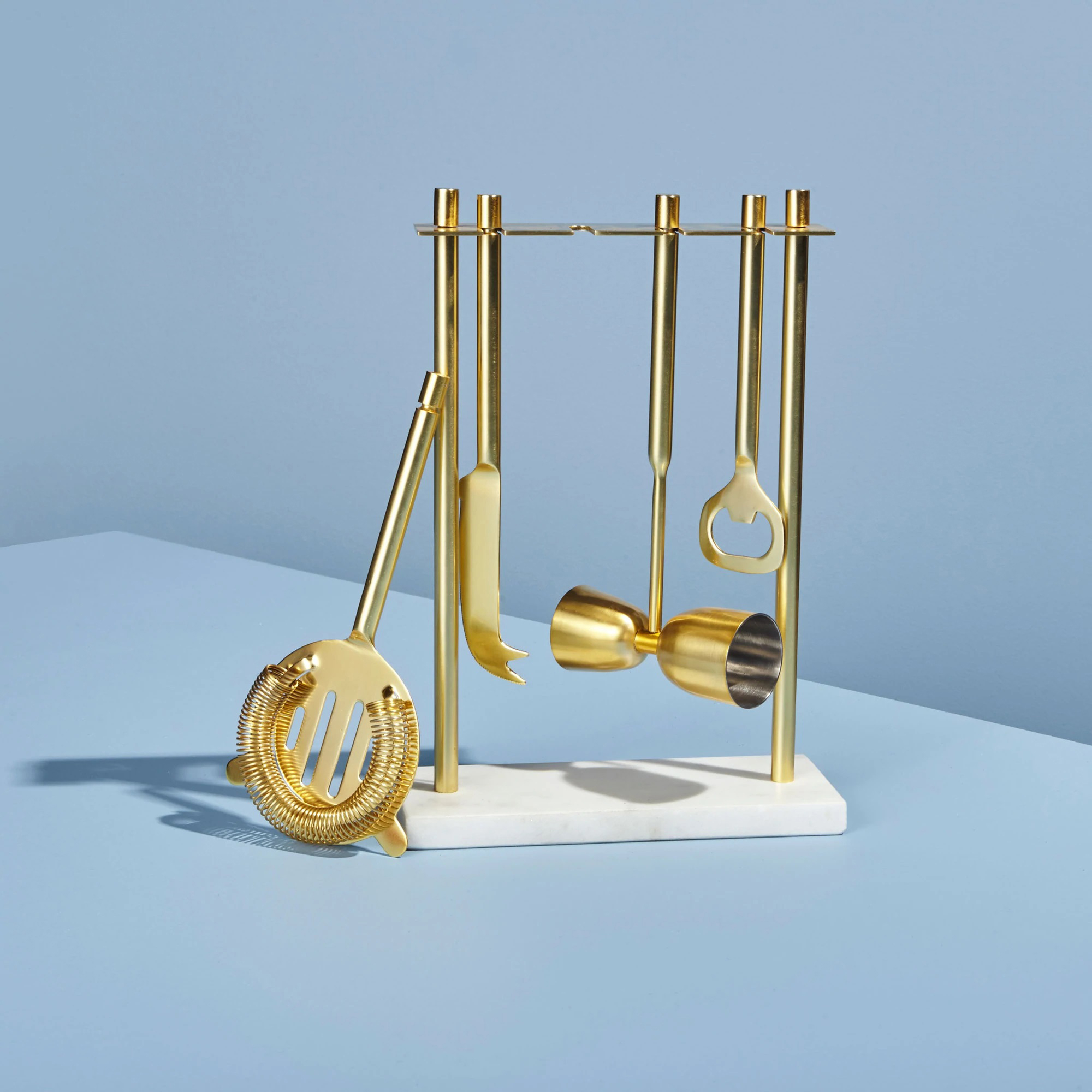 Be Home® Luxe Hanging Bar Tool Set 2