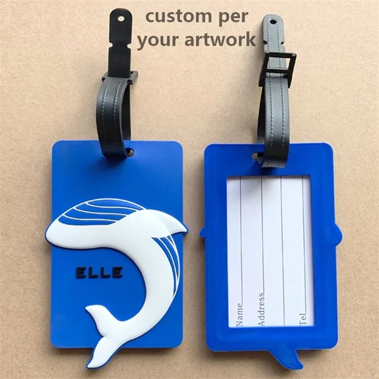 Custom PVC Luggage Tag 6