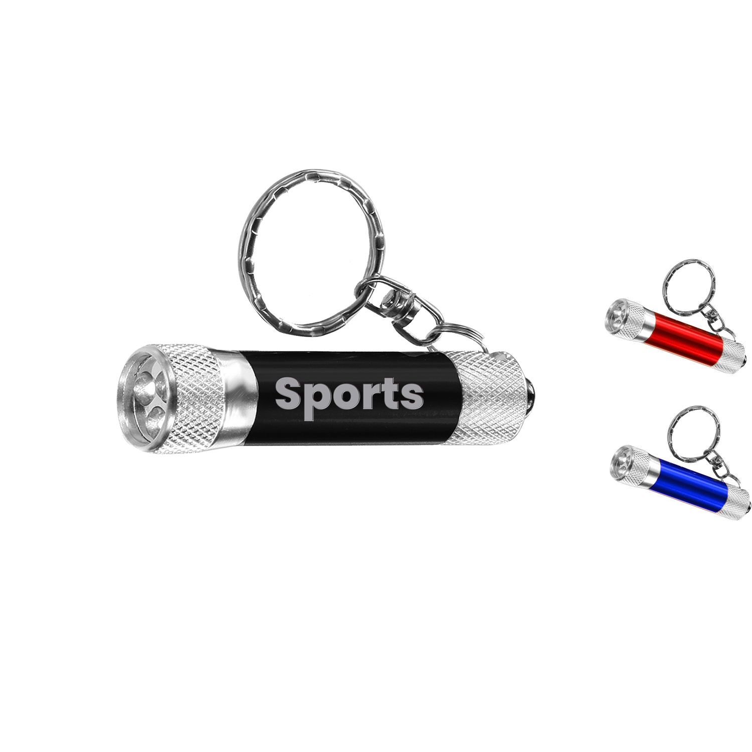 Metal LED Flashlight Keychains 2
