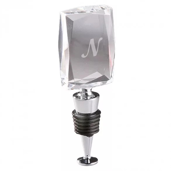 Personalized Crystal Wine Stopper 1