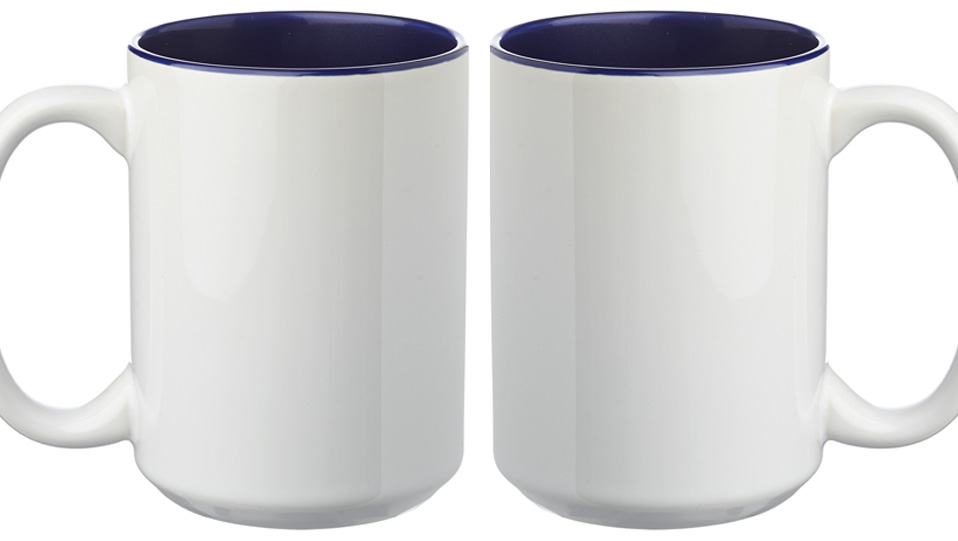 15 oz. Glossy Two-Tone Photo Full Color Sublimation Mug 6