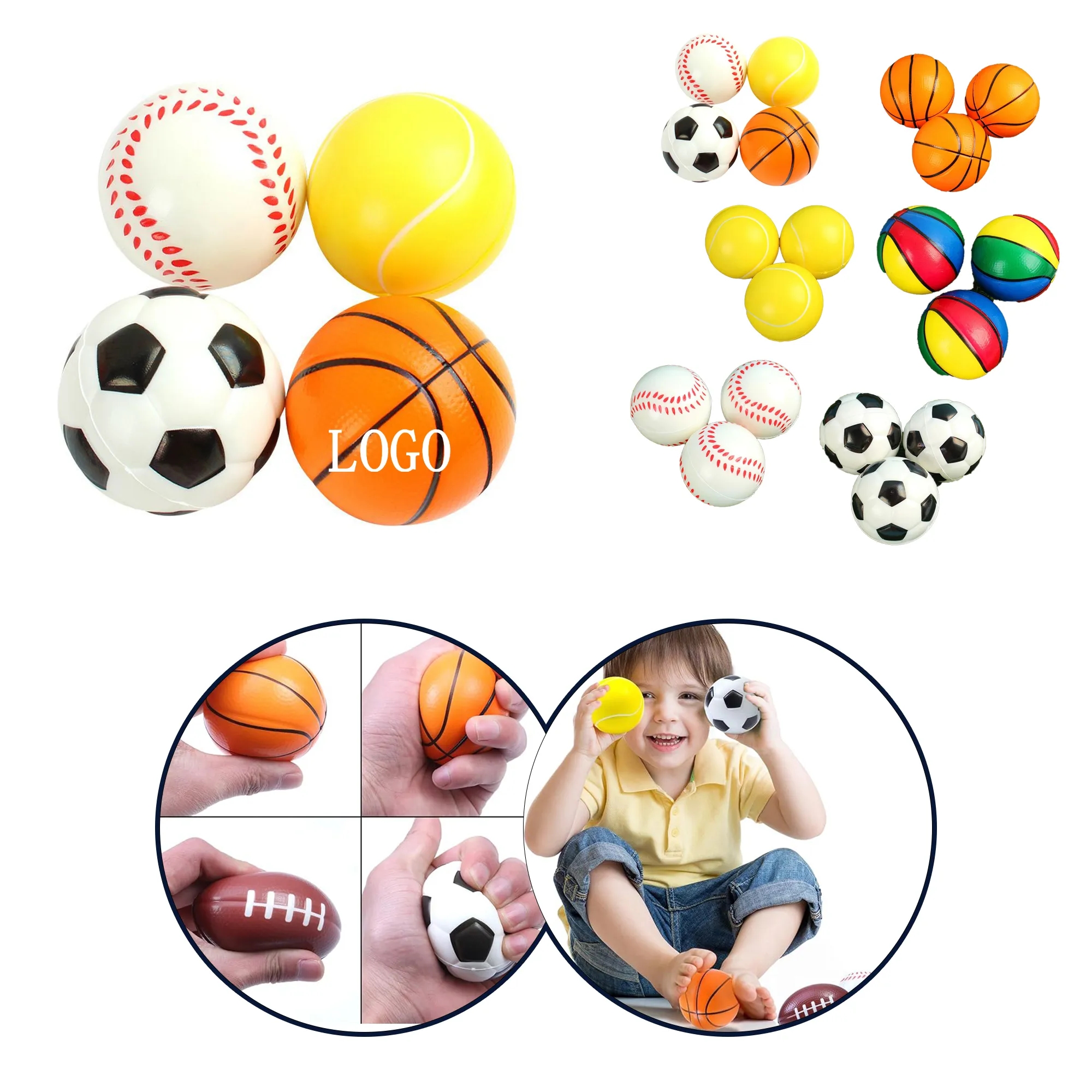 Custom Foam Soccer Stress Ball 3