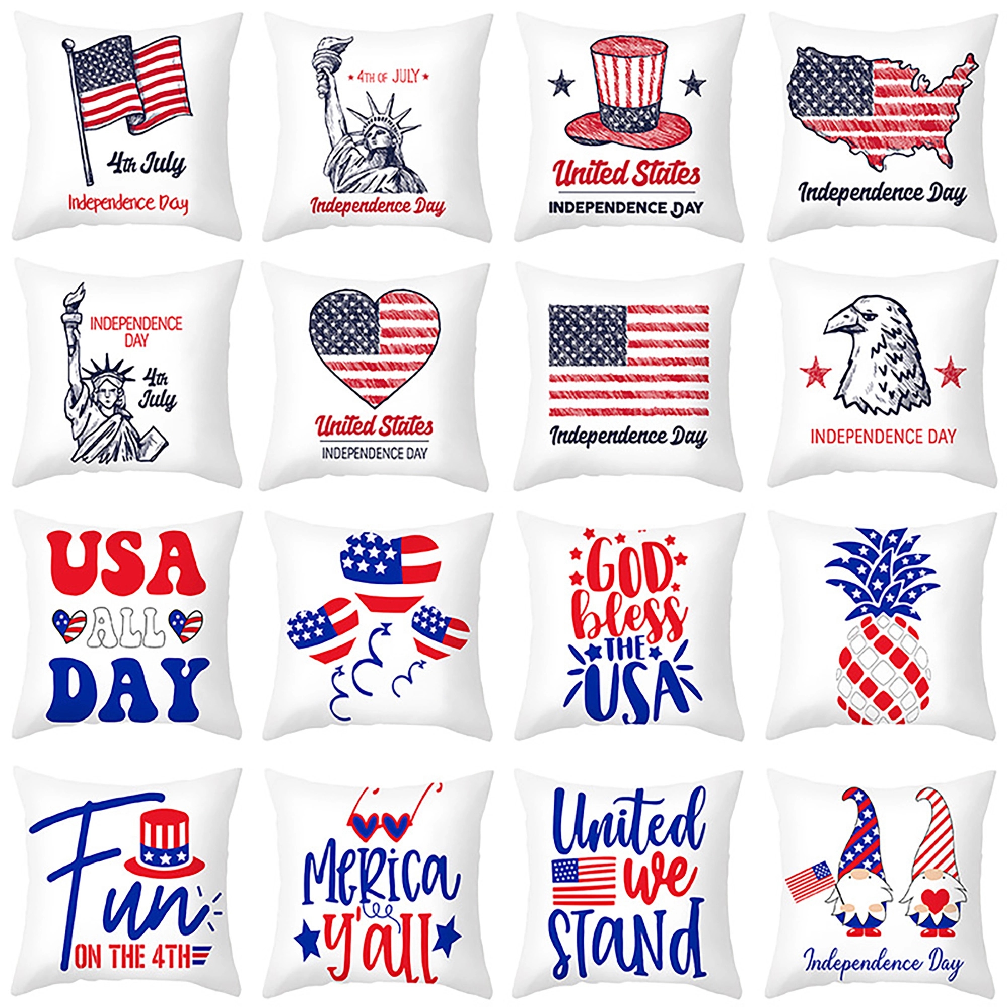 Custom 17.7" x 17.7" Full Color Cushion Cover With Zipper 2