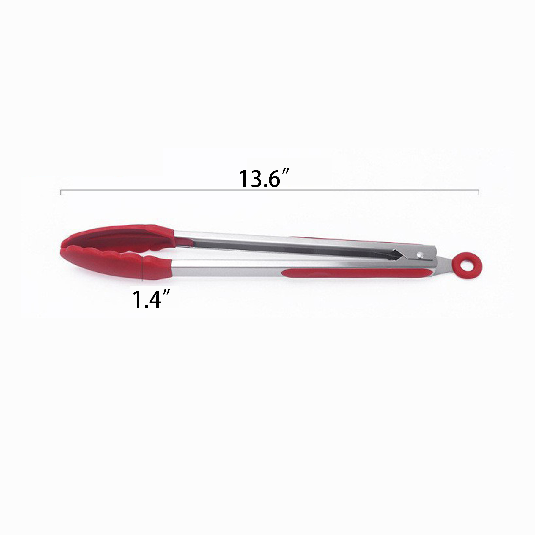 Stainless Silicon Kitchen Tongs 3