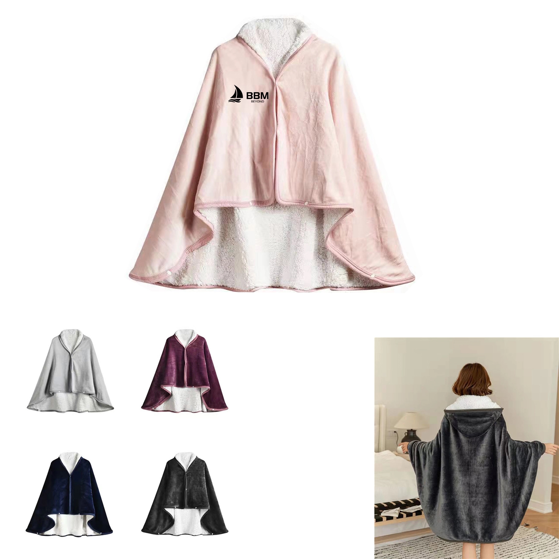 Flannel Shawl Blanket 3