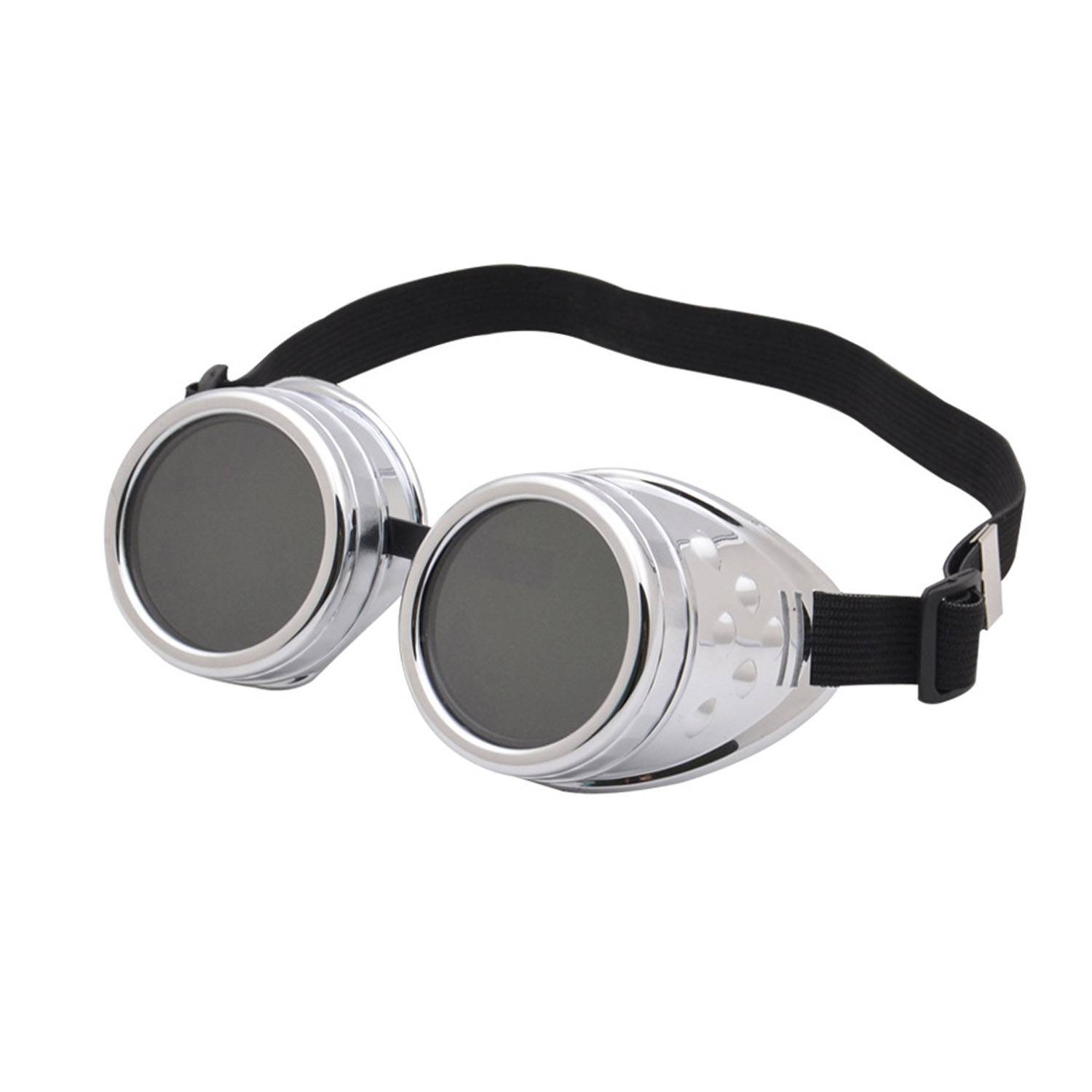 Adjustable Cosplay Fashion Vintage Steampunk Goggles 7