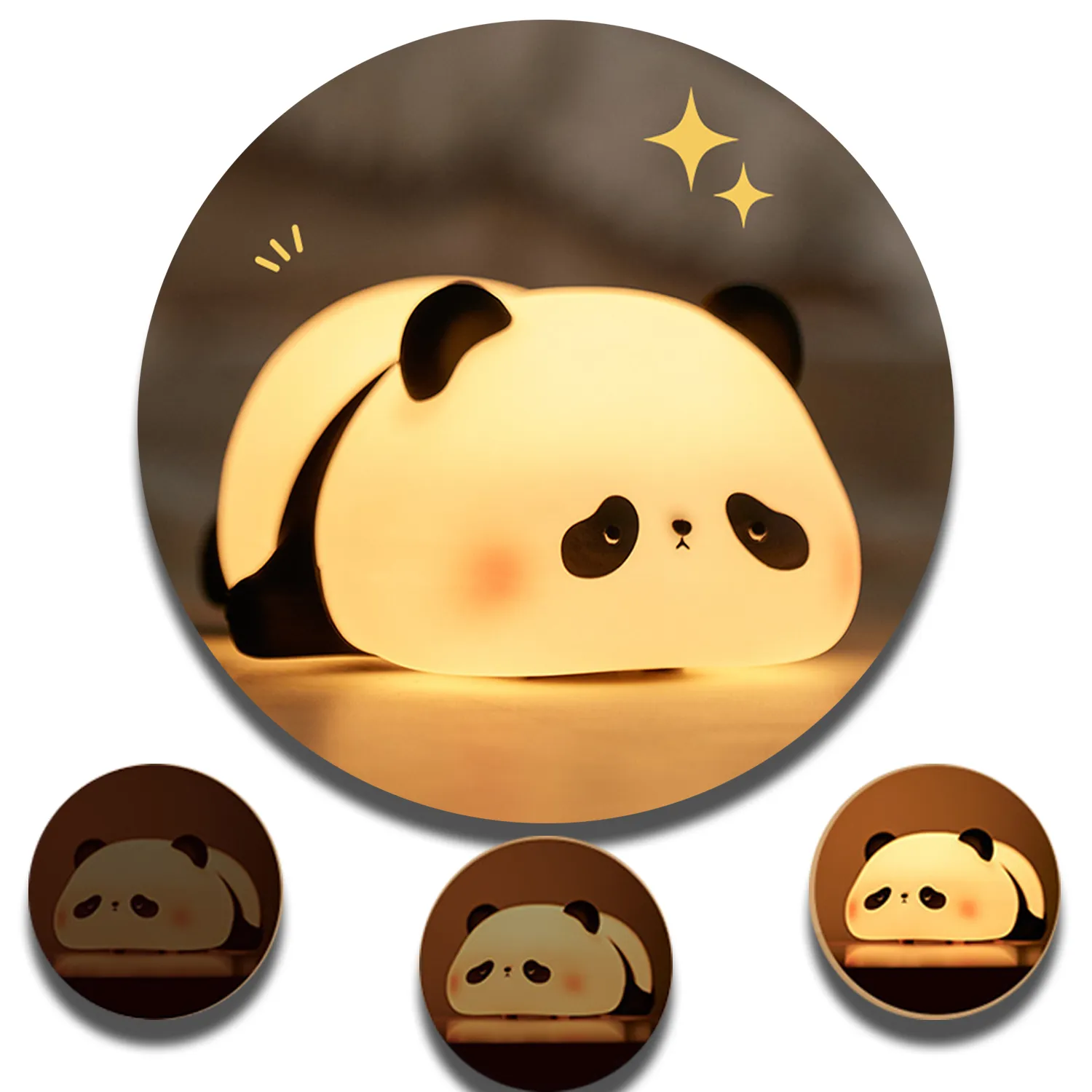 Cute Panda LED Squishy Novelty Animal Night Lamp 5