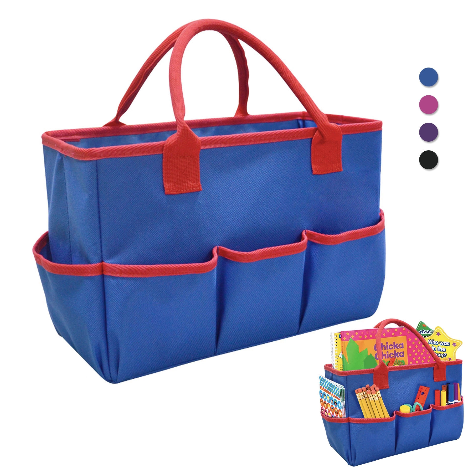 Large Capacity Multi-Compartment Tote Bag 2