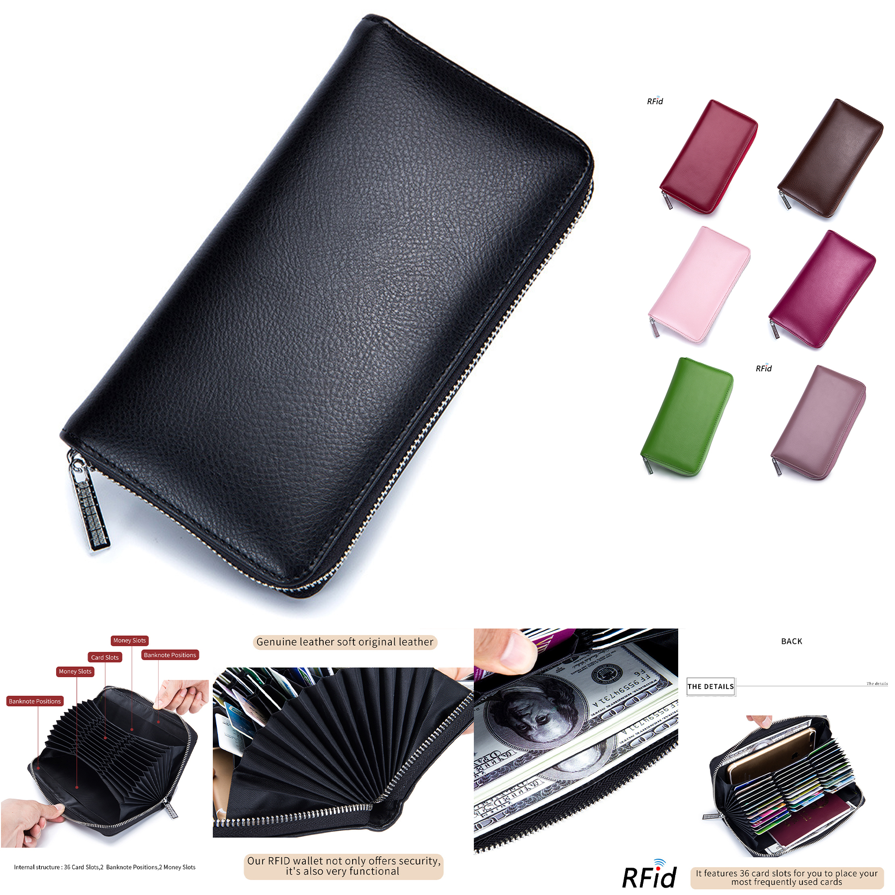RFID Leather Wallet 1
