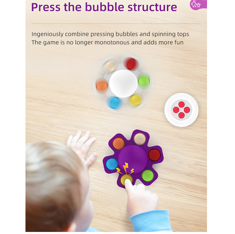 Octopus Face-Changing Bubble Sensory Toy 8