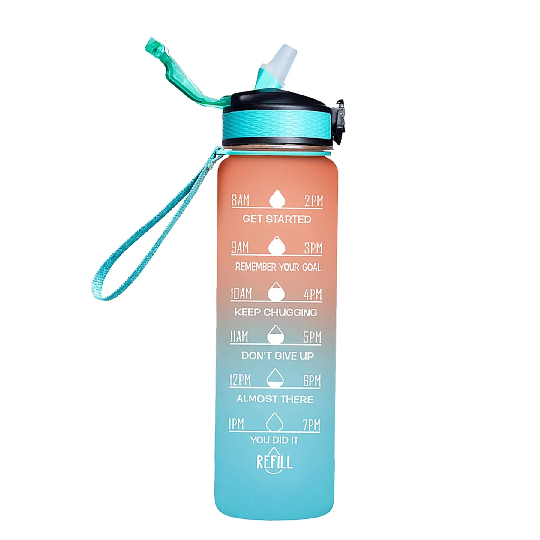 Sports Water Bottle with Time Marker 5