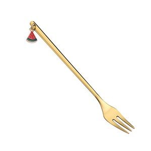 Fruits Charms Pendant Dessert Salad Fork 2