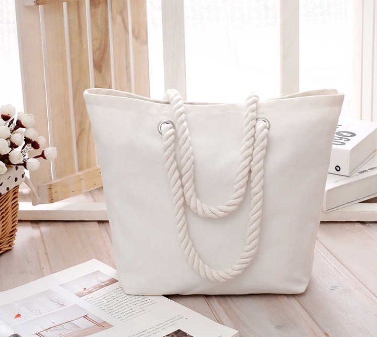 Custom Canvas Boat Tote, custom tote bag with logo imprint 4