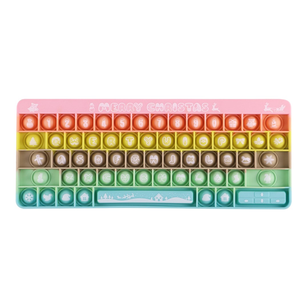 Keyboard Push Pop Fidget Toy 2