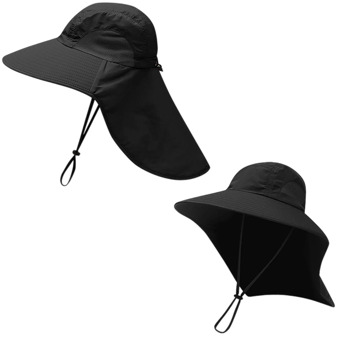UPF 50+ Hiking Hat with Adjustable Drawstring 4