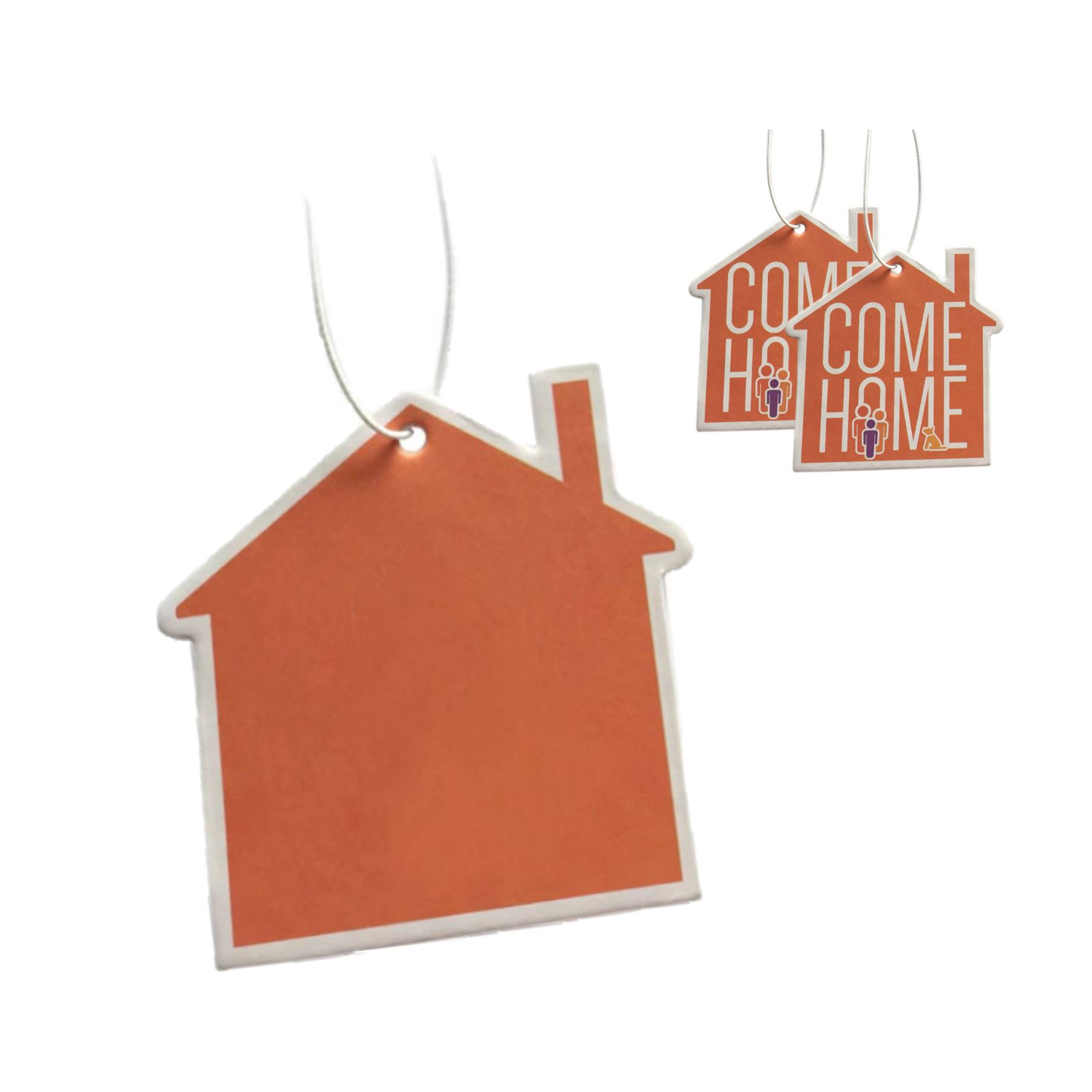 House Shaped Paper Air Freshener 3