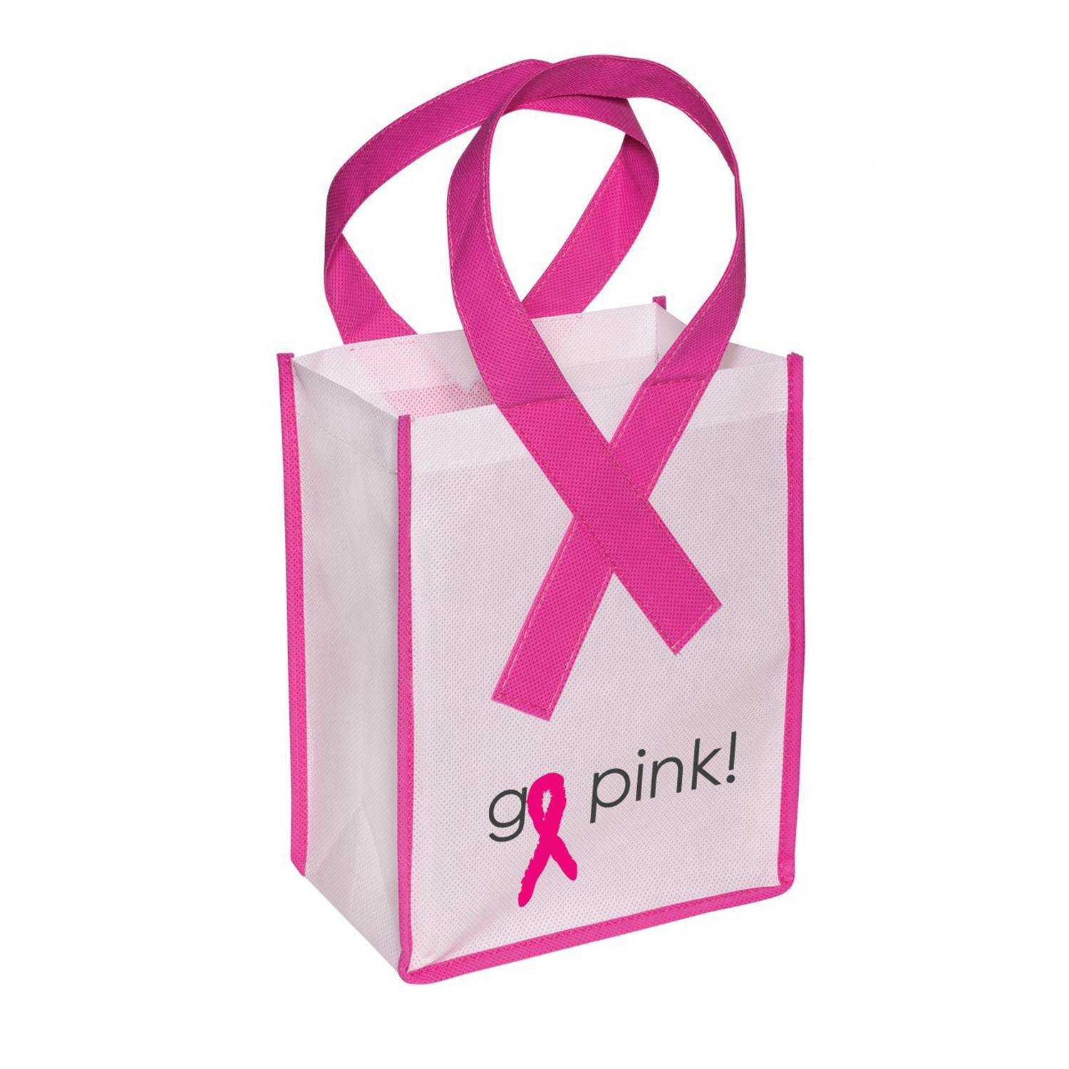 Personalized Non-woven Small Ribbon Tote Bag 2