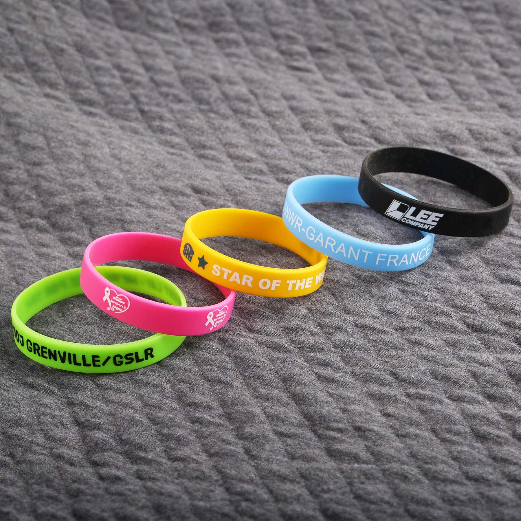 Printed Silicone Bracelets: 12mm 9