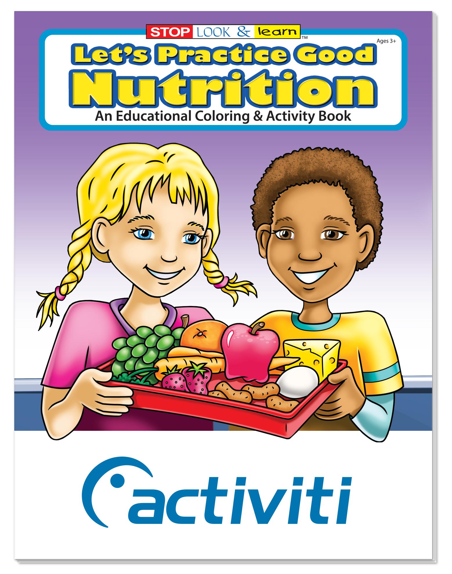 Coloring Book: Let's Practice Good Nutrition