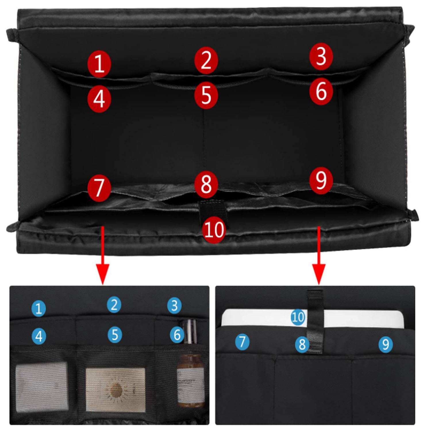 Custom Polyester Water Resistant Tote Bag 1