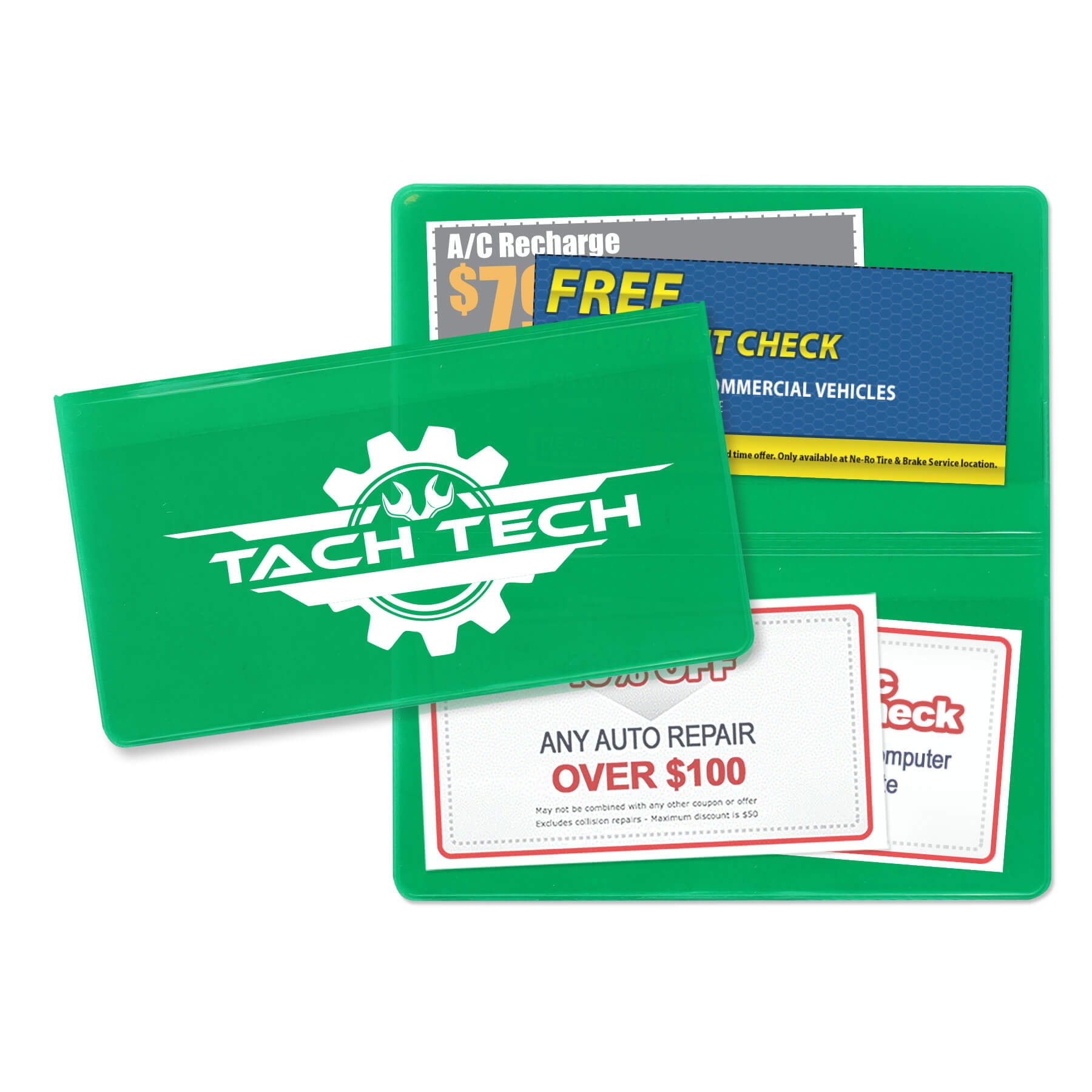 Translucent Vinyl Coupon Holder 6