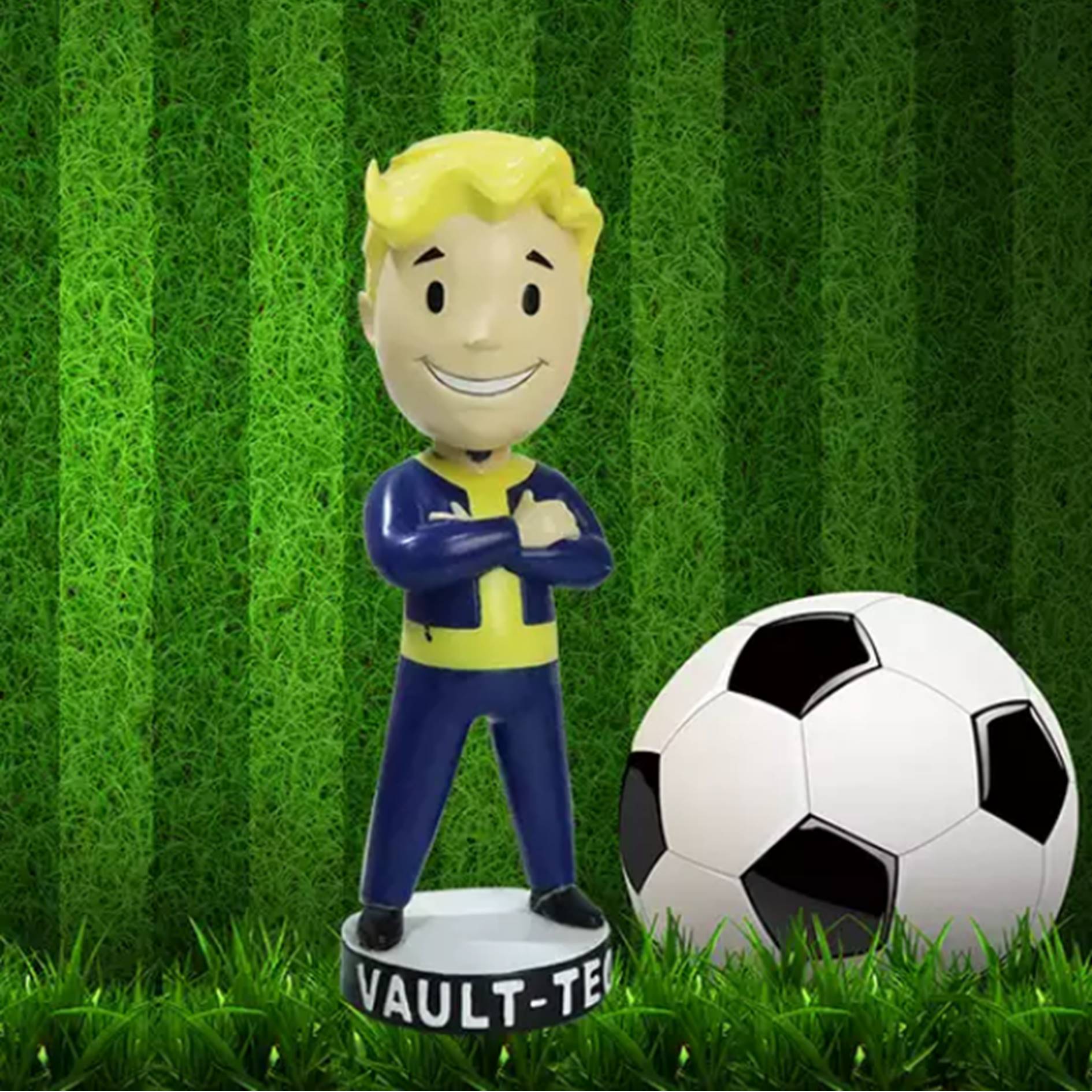 Custom Resin Soccer Player Bobble Head 3