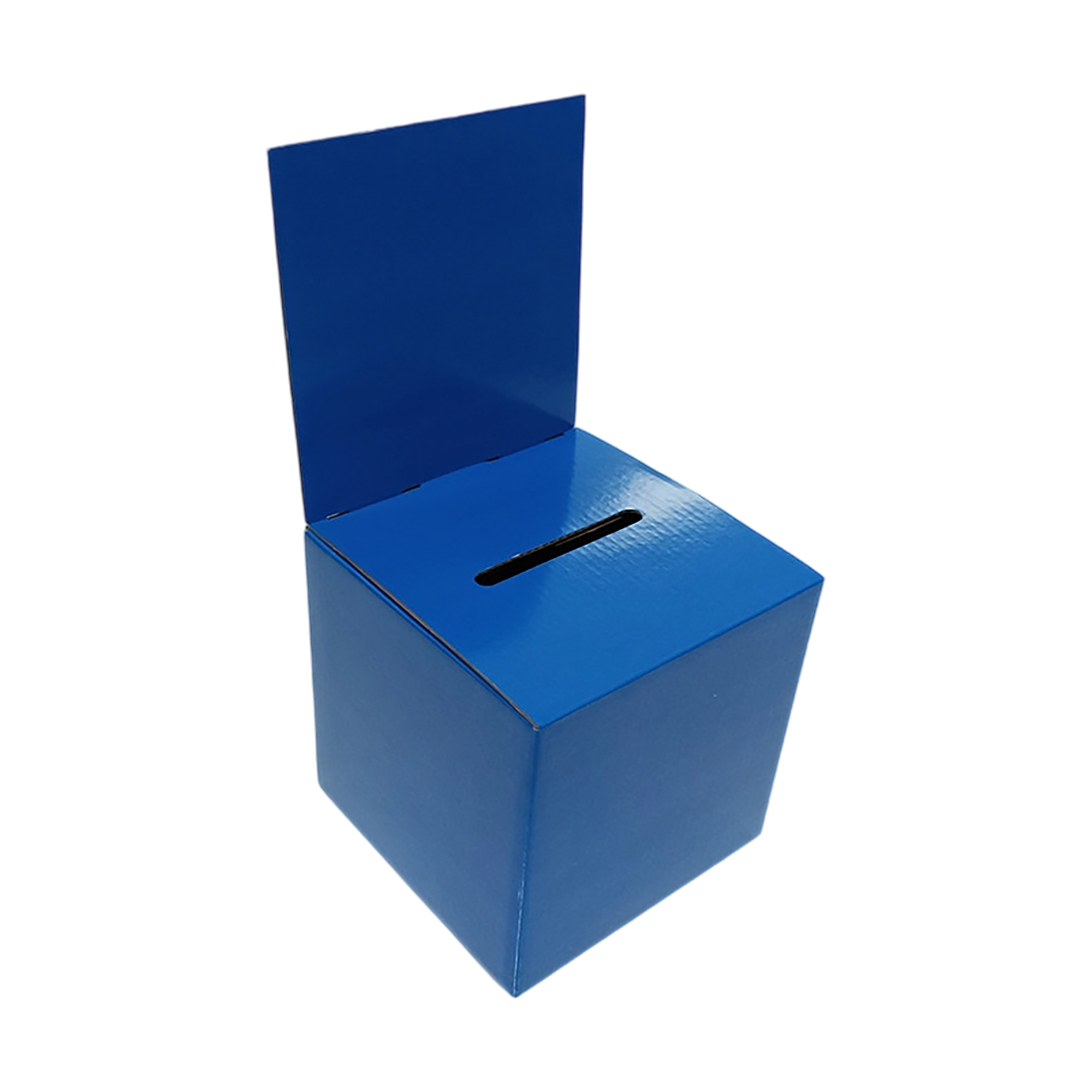 Corrugated Paper Ballot Box 6x6x6" With Title Board 4