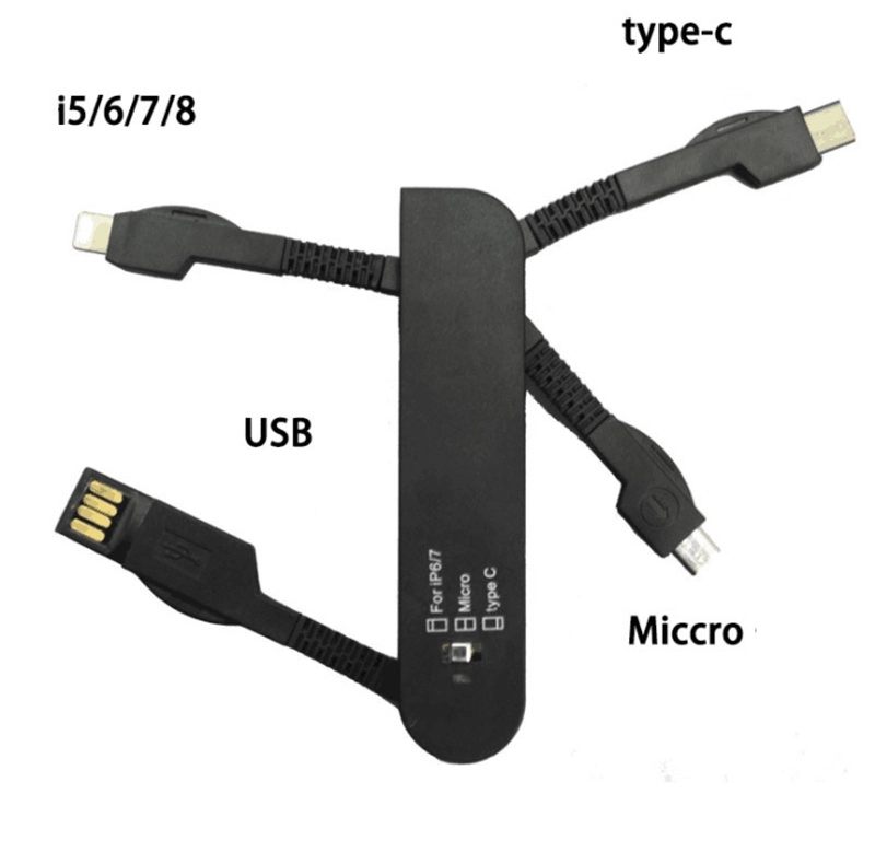 Pocket Knife 4 In 1 Micro Usb Charging Cable 3