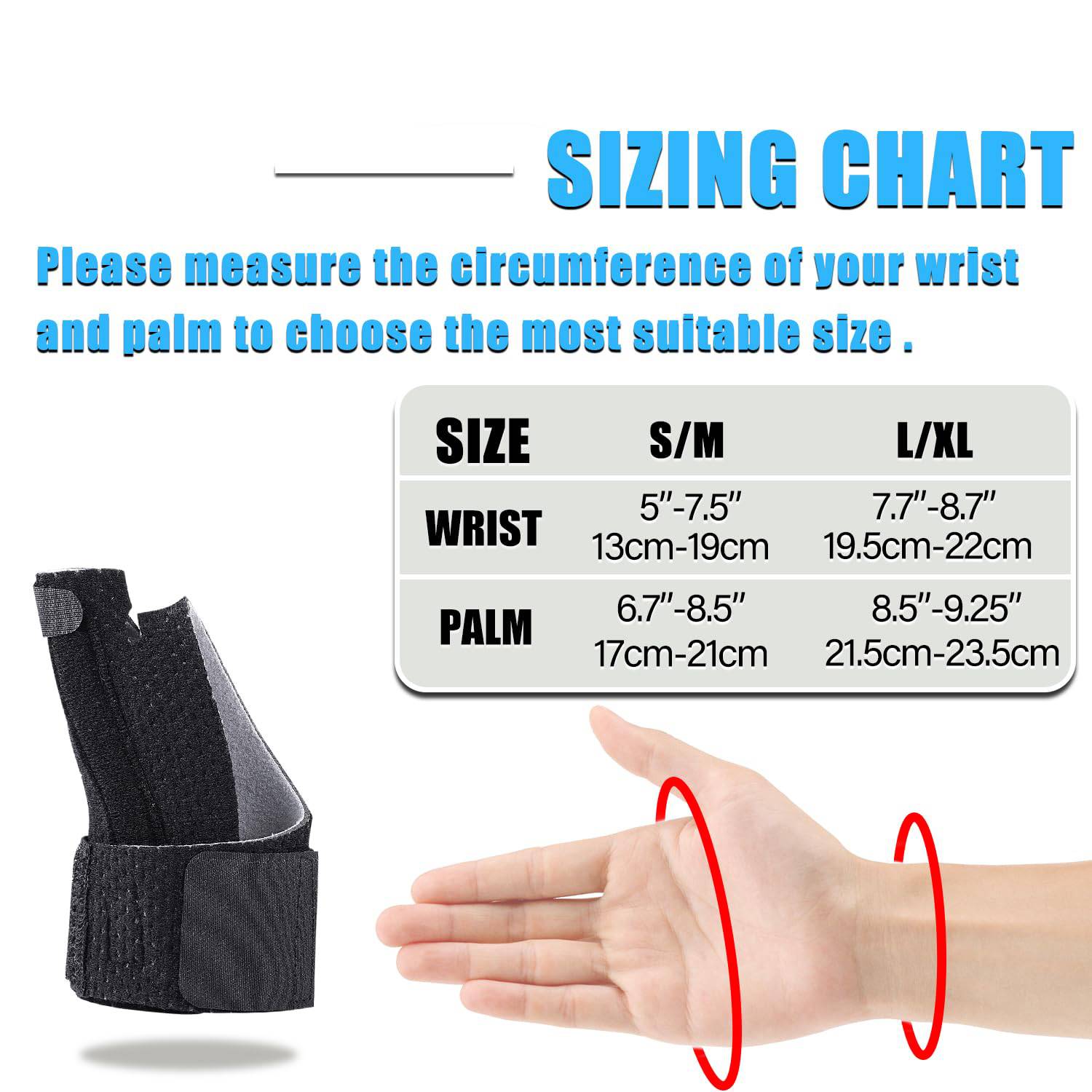 SBR Thumb Wrist Support Brace for Pain Relief 3