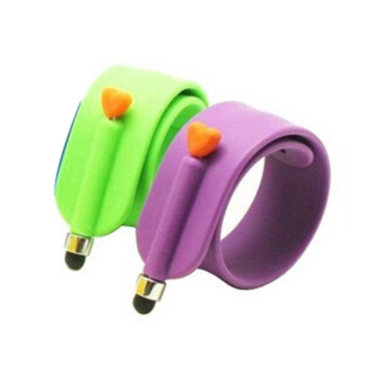 Silicone Slap Bracelet with Stylus 2