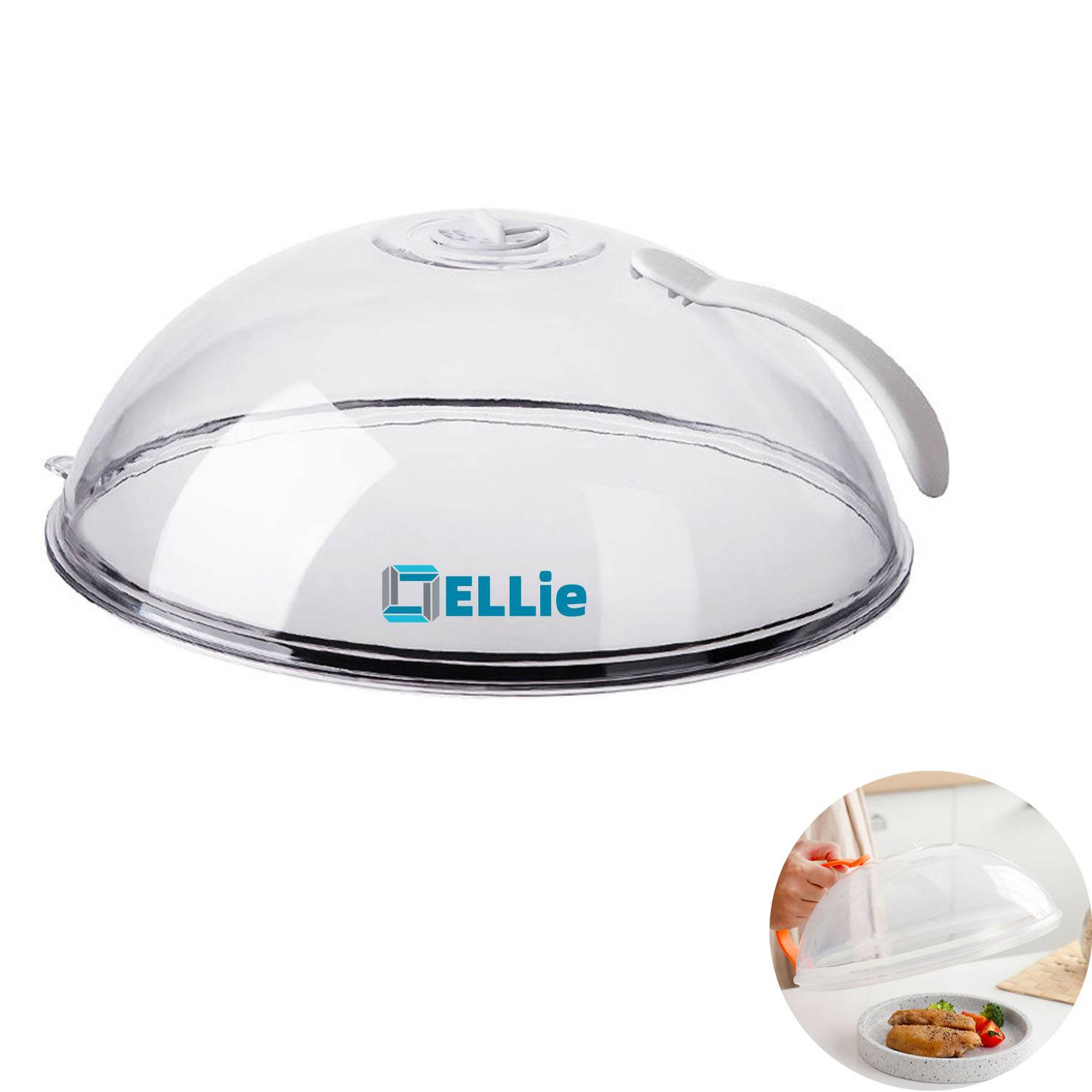 Microwave heated lid oil cover 1