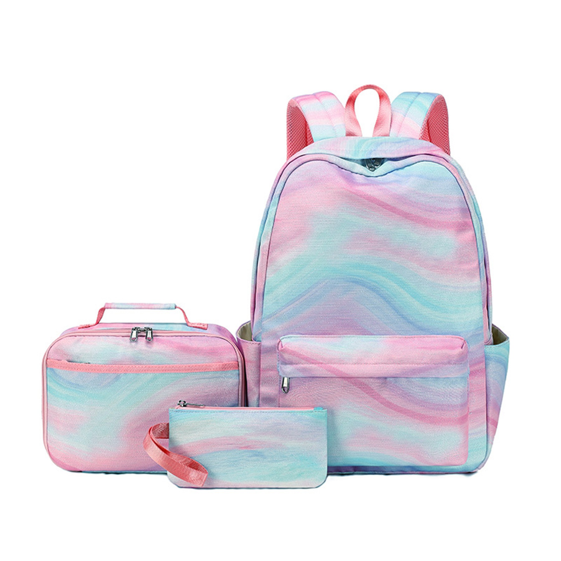 3 Pack School Backpack Teens Girls Boys Kids 18